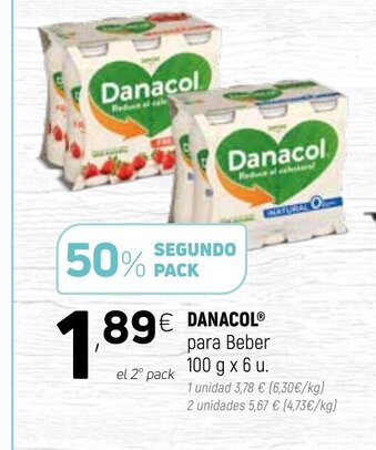 Coviran Danacol para Beber 100g x 6 u oferta