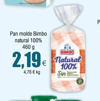 FROIZ Pan molde bimbo natural 100% oferta