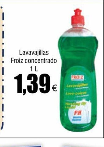 FROIZ Lavavajillas froiz concentrado oferta