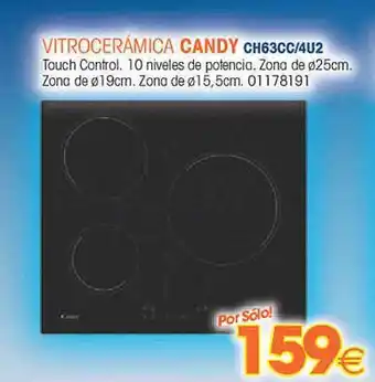Master Cadena Vitroceramica candy oferta