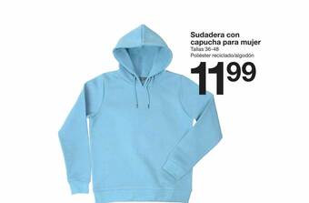 Zeeman Sudadera con capucha para mujer oferta