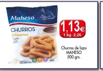 Congelados Copos Churros de lazo maheso oferta
