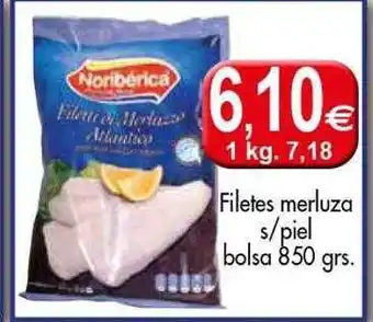 Congelados Copos Filetes merluza s-piel bolsa oferta
