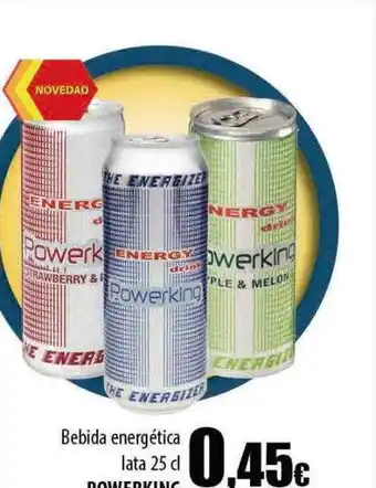SPAR Lanzarote Bebida energética powerking oferta