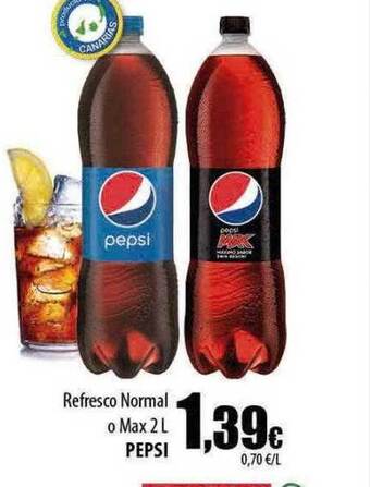 SPAR Lanzarote Refresco normal o max pepsi oferta