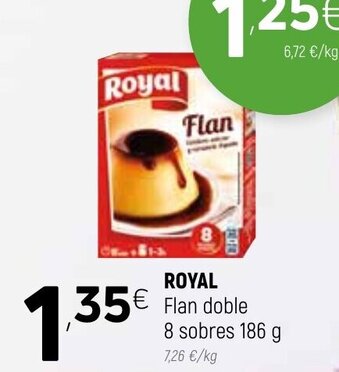 Coviran Royal Flan doble 8 sobres 186g oferta
