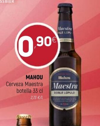 Coviran Mahou Cerveza Maestra botella 33 cl oferta