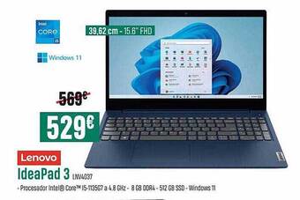 PCBox Lenovo ideapad 3 oferta