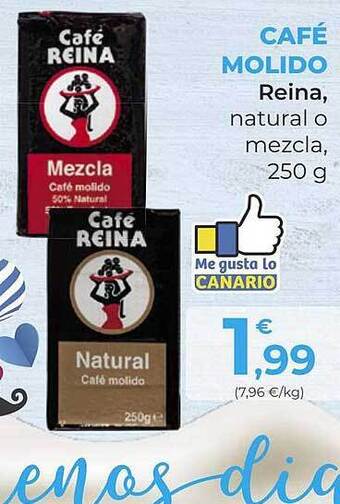 SPAR Gran Canaria Café molido reina natural o mezcla oferta