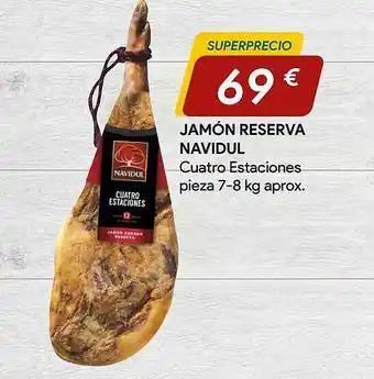 Minymas Jamón reserva navidul cuatro estaciones pieza aprox oferta