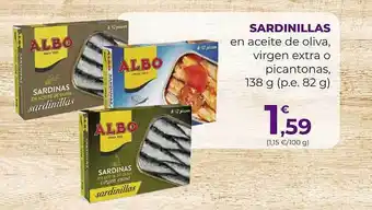 SPAR Gran Canaria Sardinllas en aceite de oliva, virgen extra o picantonas oferta