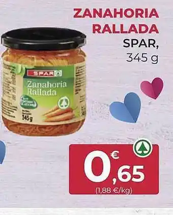 SPAR Gran Canaria Zanahoria rallada spar oferta