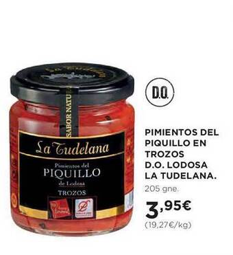 Hipercor Pimientos del piquillo en trozos d.o. lodosa la tudelana oferta