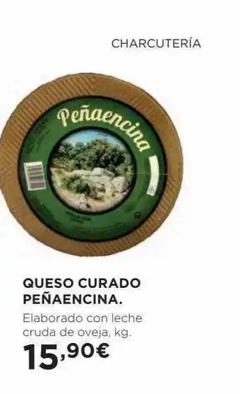 El Corte Inglés Queso curado peñaencina oferta