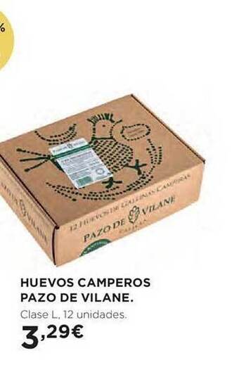 Hipercor Huevos camperos pazo de vilane oferta