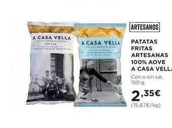 Hipercor Patatas fritas artesanas 100% aove a casa vella oferta