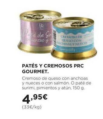 Hipercor Patés y cremosos prc gourmet oferta