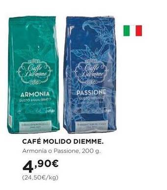 Hipercor Café molido diemme oferta