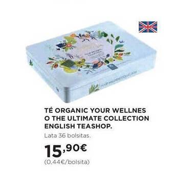 Hipercor Té organic your wellnes o the ultimate collection english teashop oferta
