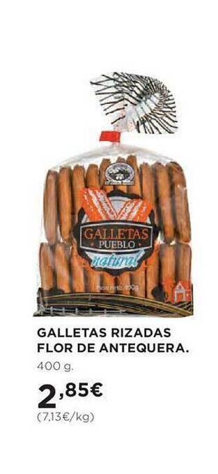 Hipercor Galletas rizadas flor de antequera oferta