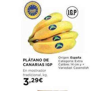 Hipercor Plátano de canarias igp oferta