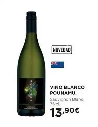 Hipercor Vino blanco pounamu sauvignon blanc oferta