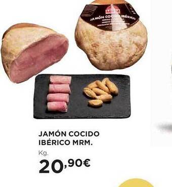 Jamón cocido ibérico mrm