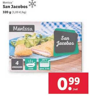 Lidl Monissa san jacobos oferta