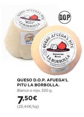 Hipercor Queso d.o.p. afuega'l pitu la borbolla oferta