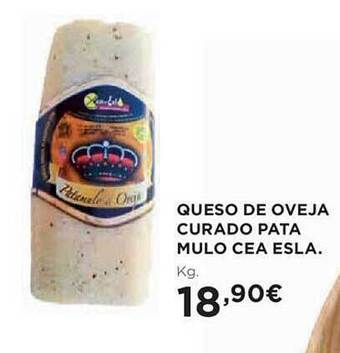 Hipercor Queso de oveja curado pata mulo cea esla oferta