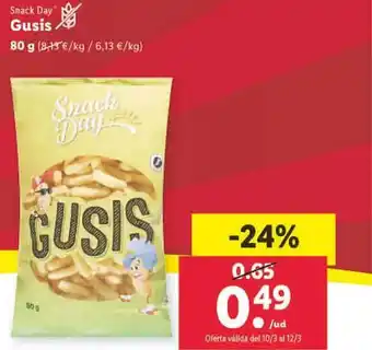 Lidl Snack day gusis oferta