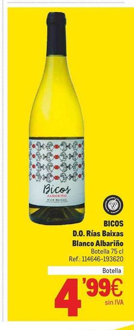 Makro Bicos d.o. rias baixas blanco albariño oferta