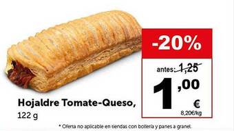 Masymas Hojaldre tomate-queso oferta