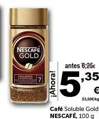 Masymas Café soluble gold nescafé oferta
