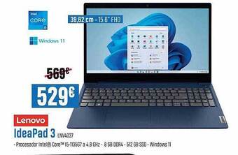 Beep Lenovo ideapad 3 oferta