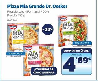 AhorraMas Pizza mia grande dr. oetker oferta