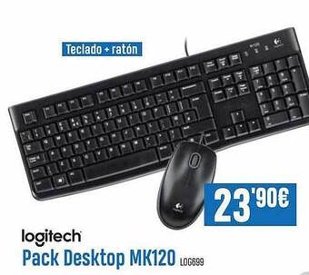Beep Logitech pack desktop mk120 oferta