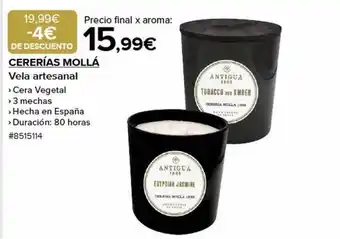Costco Cererías mollá vela artesanal oferta