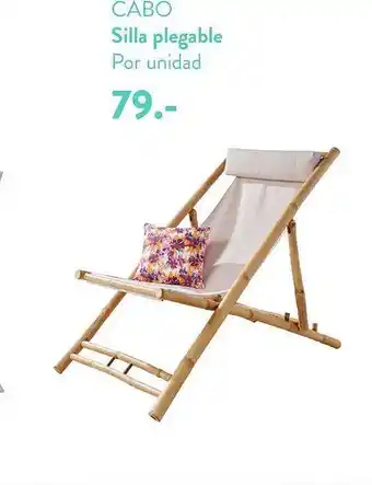 Cabo silla plegable