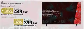 Costco Lg smart tv 4k gama uq90006la smart tv 4k 50 oferta