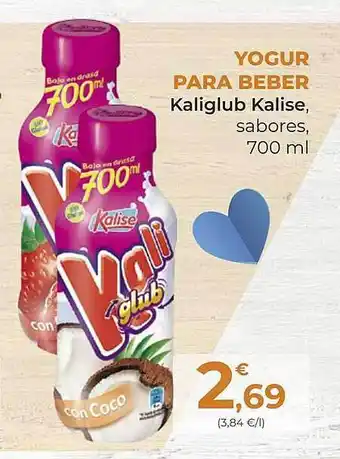 SPAR Gran Canaria Yogur para beber kaliglub kalise sabores oferta