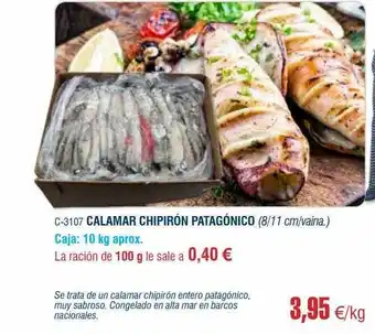 Abordo Calamar chipirón patagónico oferta