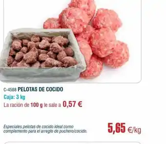 Abordo Pelotas de cocido oferta