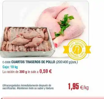 Abordo Cuartos traseros de pollo oferta