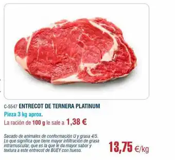 Abordo Entrecot de ternera platinum oferta