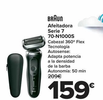 Carrefour Braun afeitadora serie 7 70-n1000s oferta