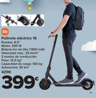 Carrefour Patinete eléctrico 1s oferta