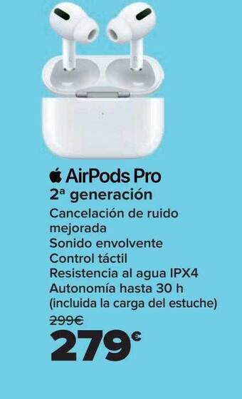 Carrefour Airpods pro 2a generación oferta