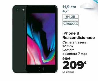 Carrefour Iphone 8 reacondicionado oferta