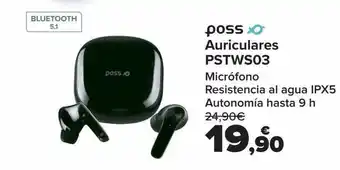 Carrefour Poss auriculares pstws03 oferta